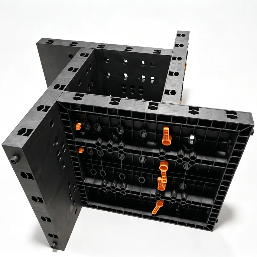 Adjustable Square Column Mould 675 × 600 — 675 × 600